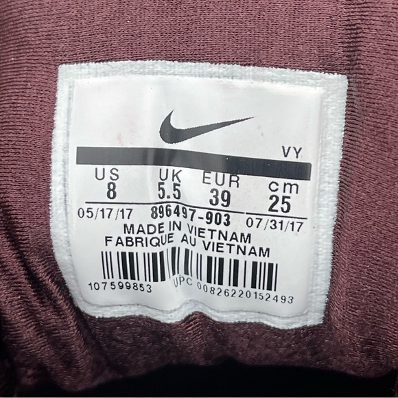 Nike Air Max 90 PRM Shoes Womens 8 Metallic Mahogany Running Sneakers 896497-903 - Picture 11 of 13